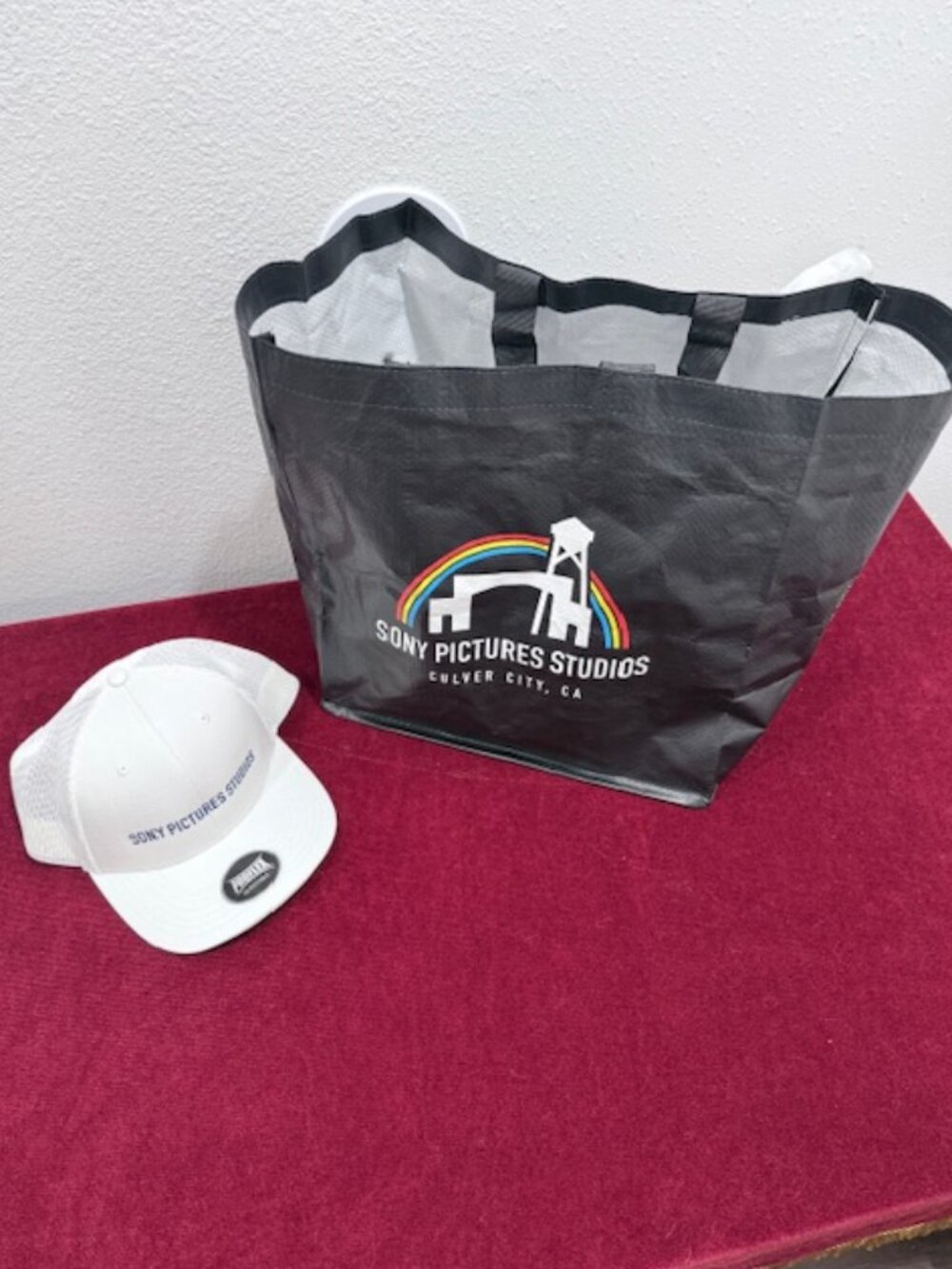 Sony Hollywood Studio Ball Cap Hat & Tote Jumanji, Bad Boys Movies (free ship)